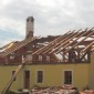 Aufbau Dachstuhl in Altholz